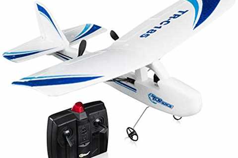 Top Race Cessna C185 Electric 2 Ch Infrared Remote Control RC Airplane RTF (Colors Vary)