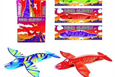 Henbrandt 12x Dinosaur Gliders (4 Assorted Designs)