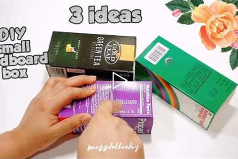 3 Very Low Cost Creative Ideas With Small Cardboard Box | DIY CARDBOARD CRAFTS