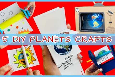 Top 5 DIY Magic Crafts Compilation | 5 BEST Solar System Projects for kids to try at home