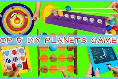 Top 5 DIY Cardboard Planets Games Compilation | 5 Best Simple DIY  Projects with planets for kids