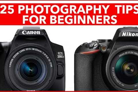 25 Cool Photography Tips for Beginners - How to get better photos from your digital camera