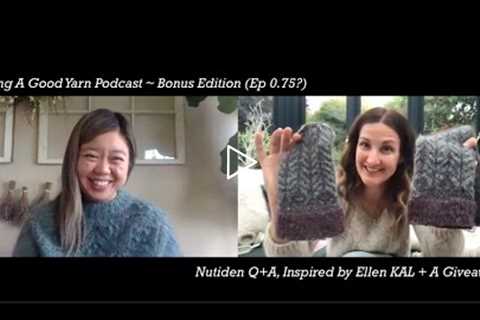 Knitting a Good Yarn Podcast - Bonus Ep (0.75?):  Inspired by Ellen KAL, Nutiden Q&A + A..