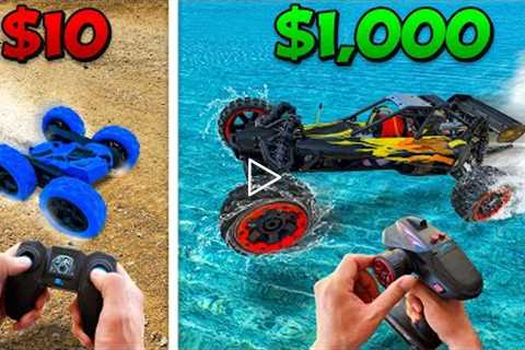 $10 vs $1000 RC Car Battle! *BUDGET CHALLENGE*