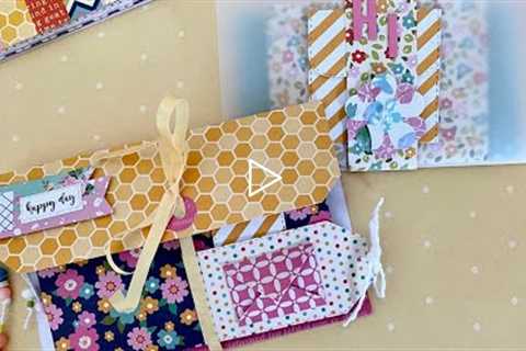 6x6 Paper ~ Double Pocket Pouch/Vellum ~ Ephemera Holder | Happy Mail Idea | EASY Tutorial