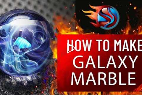 Lampworking | Galaxy Marble w/ Opal | Glass blowing | The Fusing Shop