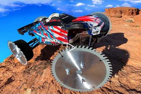 Can This RC Truck Drive on Custom Saw Blade Reaper Wheels?