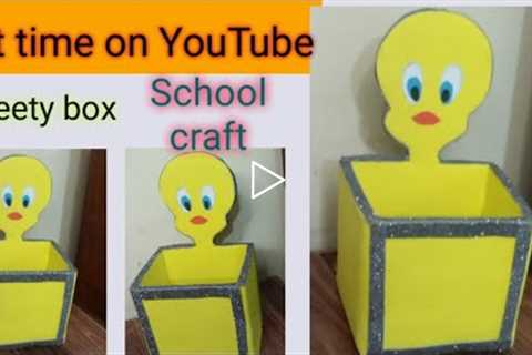 Craft idea with cardboard || DIY school project || school crafts