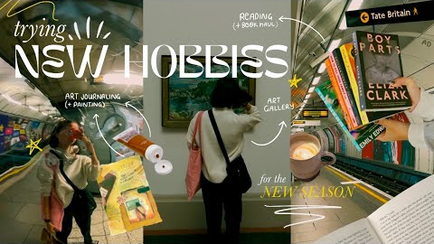 trying new hobbies for fall! 🍁📙 (book haul, museums + painting)