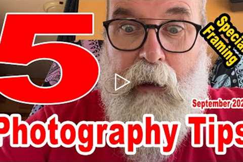 My 5 Photography Tips September 2022 - IN ENGLISH