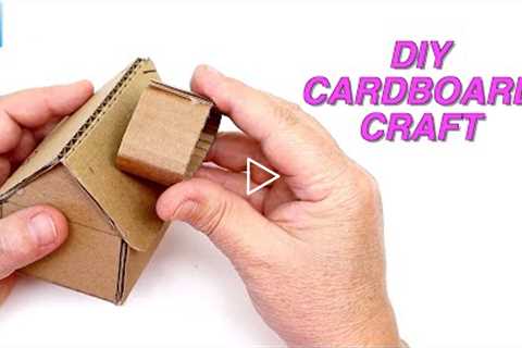 CUTE DIY CHRISTMAS CRAFT FROM CARDBOARD Art and Craft Ideas Handicraft