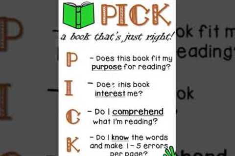 The PERFECT tool to help children want to read independent!