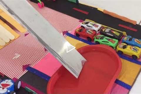 Amazing Car Slide Track||@Boys Hobbies And Creations