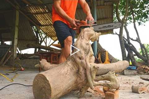 Amazing Art Outdoor Table Ideas - Extremely Creative Woodworking From Discarded Wood Stumps