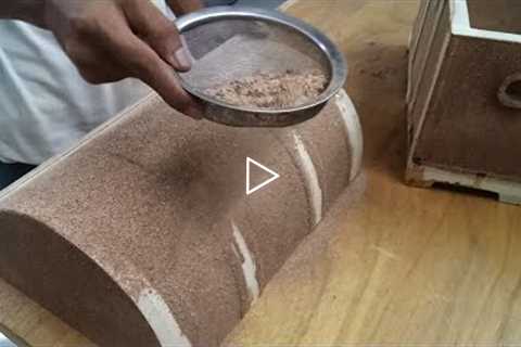 Amazing sawdust method you've never seen! woodworking art project.