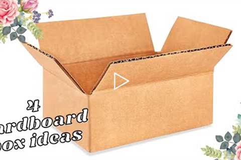 4 Handmade Cardboard Box Ideas