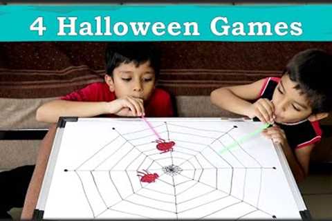 4 Halloween games | Indoor games for kids | Halloween Party games | Kids Party Games (2022)