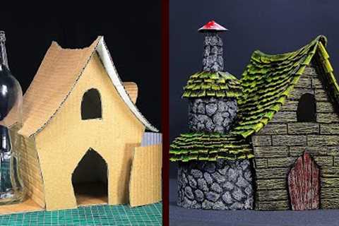 DIY Witch House Using Cardboard