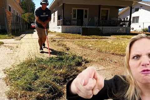 NEIGHBOR KAREN CONFRONTS ME While Mowing An Overgrown Lawn For A DISABLED WOMAN