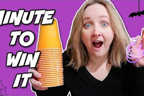 HALLOWEEN MINUTE TO WIN IT GAMES that Adults Love to Play