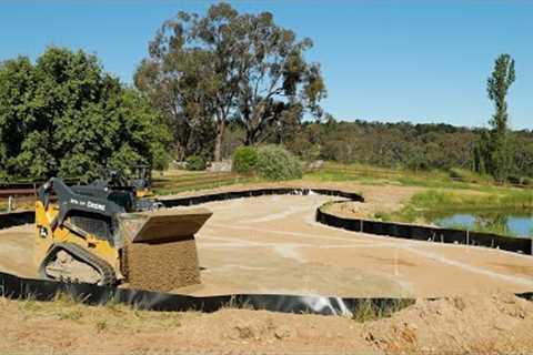 Moving 100 Tonnes of Gravel on My Backyard Golf Green