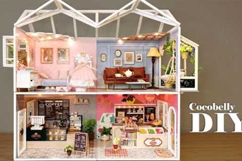 4-in-1 DIY Miniature Dollhouse Crafts | xTool customized roof