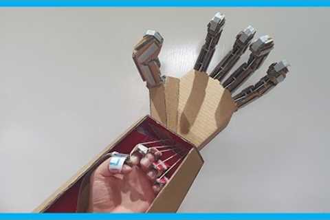 How to Make a Mechanical Arm at Home out of Cardboard (DIY)