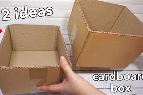 🔊You can still use cardboard boxes so don''t throw them away. These are the two easy ideas you can ..