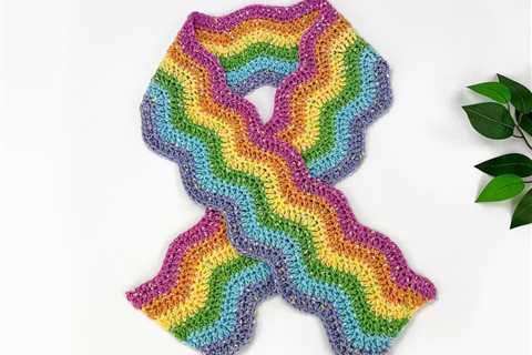 Crochet a Ripple Scarf for Kids … It’s Cute, Quick & Easy!