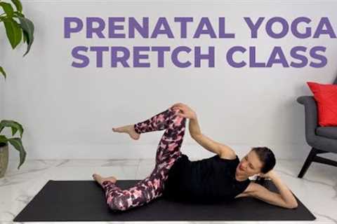 Prenatal Yoga Stretches (Pregnancy Stretches)