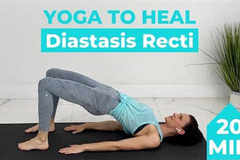 Diastasis Recti Yoga with Postpartum Diastasis Recti Exercises / 20 Minute Postnatal Yoga