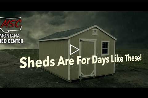 On days like these it is great to have a shed.