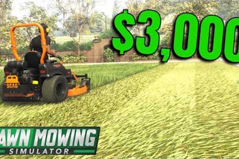 I STARTED A LAWN CARE BUSINESS WITH $3000!