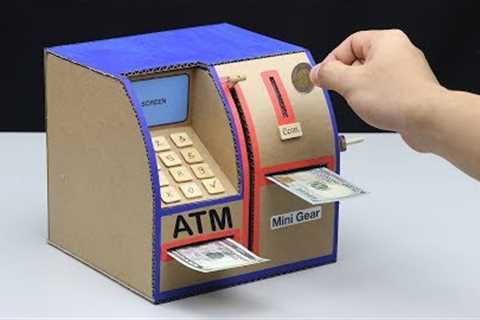 How to Make Personal ATM Machine - DIY ATM Machine (No DC Motor)