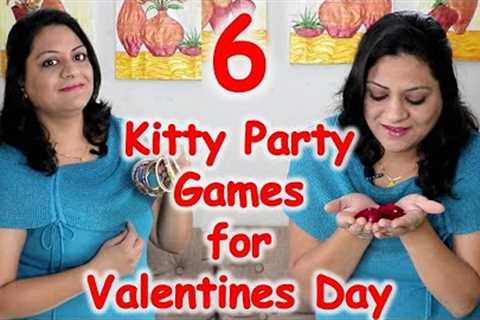 6 Kitty Party Games | Valentines day kitty party games | Fun Party games | Valentines Day theme