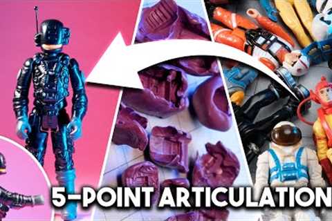 How to MAKE YOUR OWN ACTION FIGURE! (Using NON-DESTRUCTIVE vintage toy sampling!)