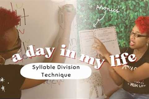 My EASY Syllable Division Routine for 2-5 Grade Teachers & Homeschool parents