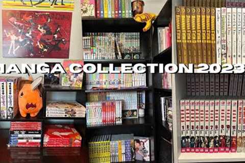 my manga collection + shelf tour 2023 (over 300 volumes!)