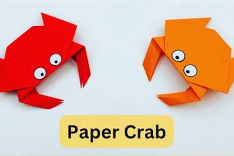 How To Make Easy Paper CRAB For Kids / Nursery Craft Ideas / Paper Craft Easy / KIDS crafts