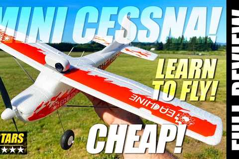 How to Fly an RC Airplane – Eachine Mini Cessna RTF – REVIEW & BEGINNER TUTORIAL 2021 🏆