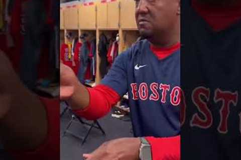 Class is in session with the Hall of Famer Pedro Martinez! 🎥: @bh_masataka34