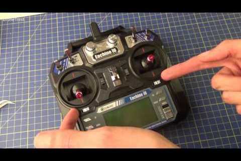 Binding and Setting Up the FlySky i6 Transmitter for a quadcopter/drone