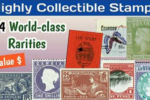 Rare Highly Collectible Stamps Of World-class Rarities From USA to Germany | Most Expensive Stamps