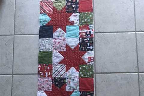 Christmas Table Runner Finished!