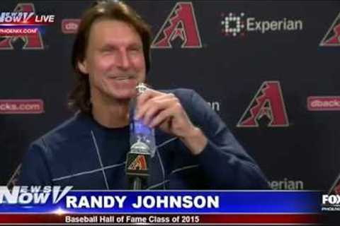 LIVE: Randy Johnson Talks About his Baseball Hall of Fame Election