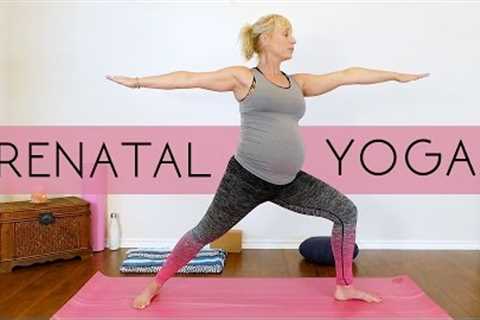 Prenatal Yoga for Beginners, All Trimesters, Weight Loss & Flexibility for Healthy Moms