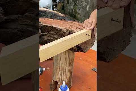 Amazing Extremely Creative Woodworking Idea From Discarded Wood #woodworking #shorts #woodwork #wood