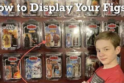 How to Display your Star Wars Action Figures!! Vintage Collection and Black Series