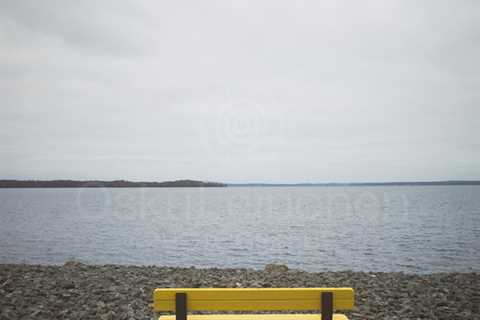 Santalahti Coastline VI (Yellow Bench)