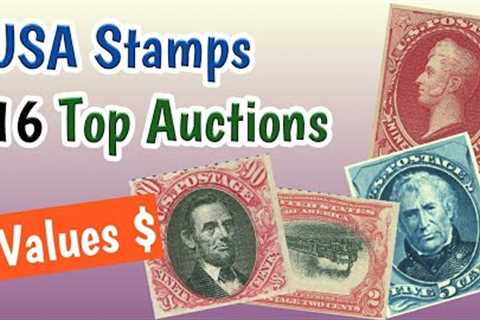 USA Stamps Top Auctions | 16 Rare Most Expensive United States Stamps Values